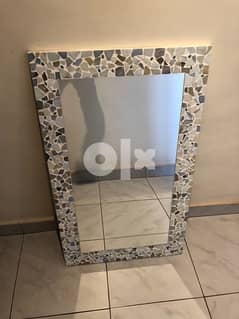 Handmade mosaic mirror. Can customize any color and design