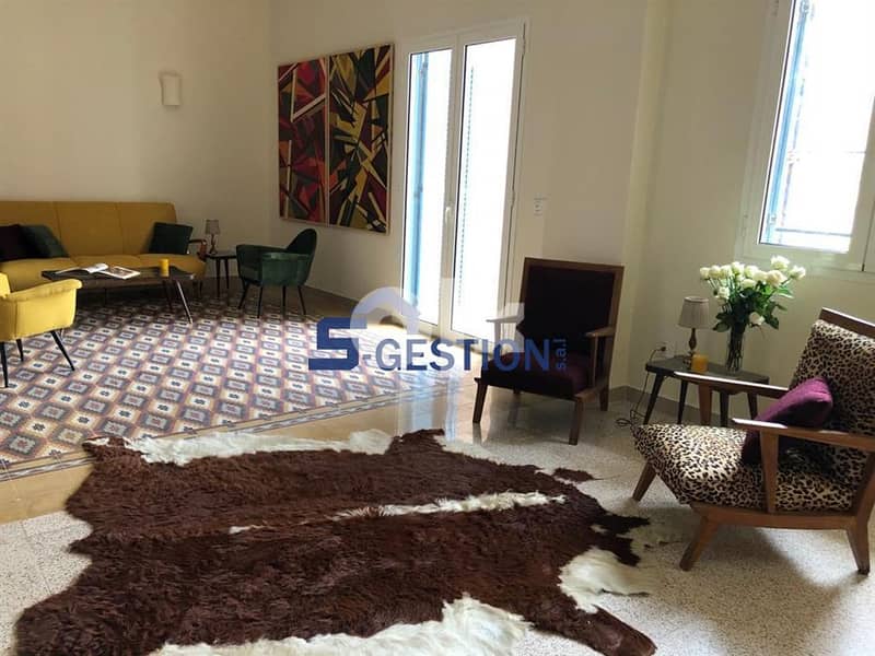 Furnished Apartment For Rent In Achrafieh/شقة مفروشة للأيجار فالأشرفية 4