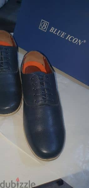 Shoes blue icon hand made size 43 2