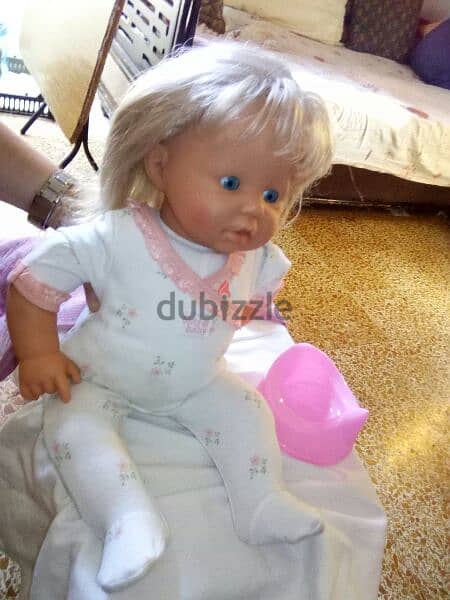 ZAPF CREATION BABY TALKER and NURSING mechanism working as new doll=18 3