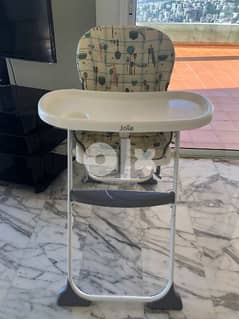 high chair in very good condition