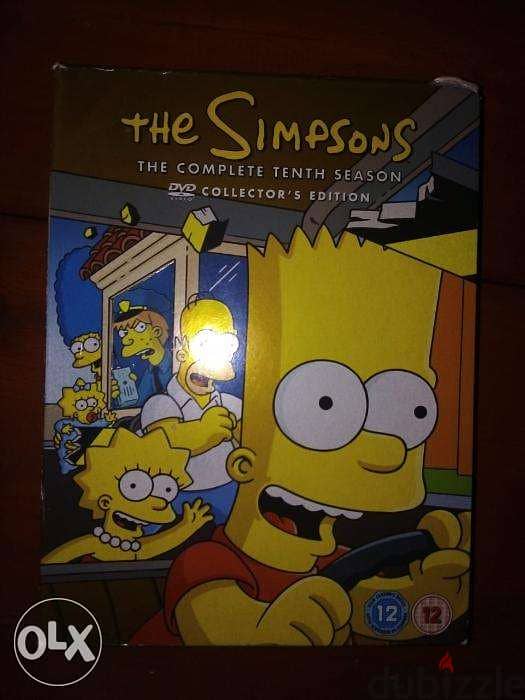 the simpsons complete seasons 1 & 2 &10 original dvds 1