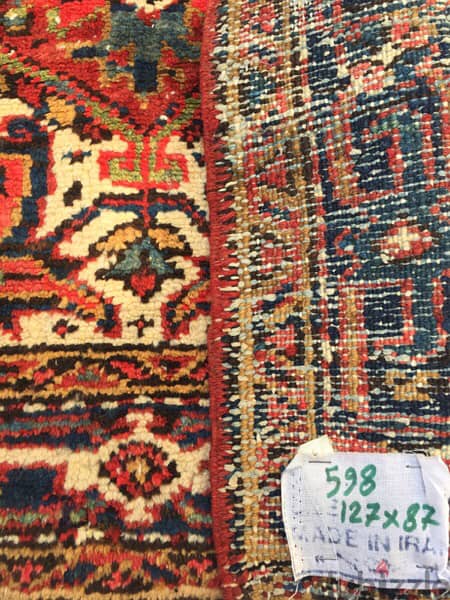 سجاد عجمي. Persian Carpet. Hand made. Antique 8