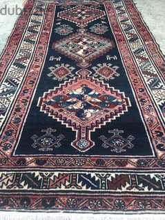 سجاد عجمي. 210/120. Persian Carpet. Hand made. Antique