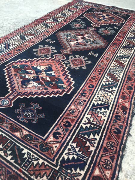 سجاد عجمي. 210/120. Persian Carpet. Hand made. Antique 2