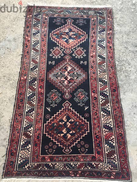 سجاد عجمي. 210/120. Persian Carpet. Hand made. Antique 3