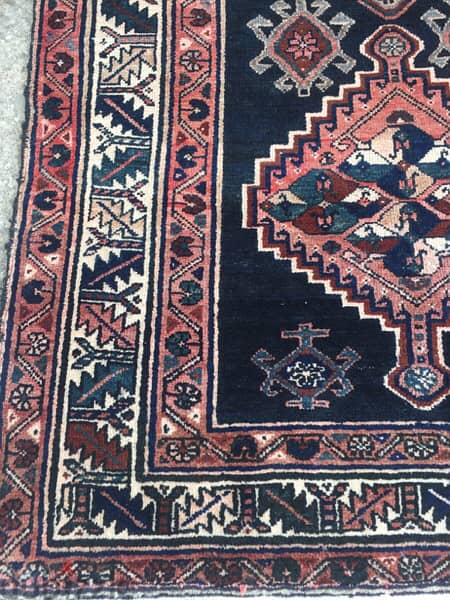 سجاد عجمي. 210/120. Persian Carpet. Hand made. Antique 7