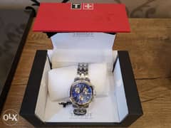 Tissot Men's PRS 200 Blue Chronograph Dial Watch 0