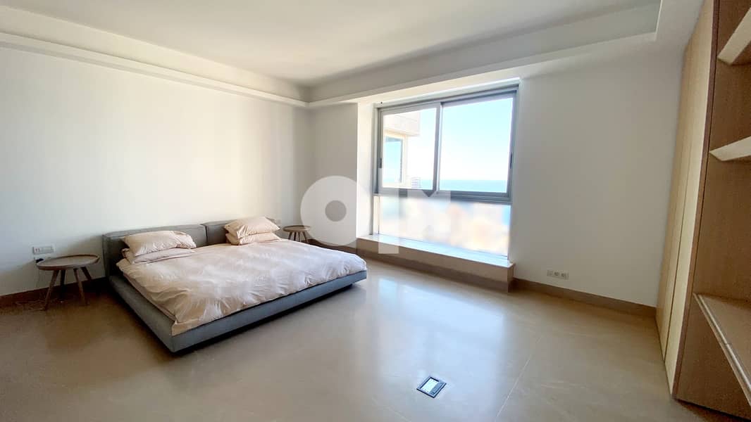 High Floor and Luxurious Apartment Beirut With Sea & City View. 13