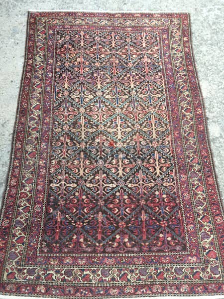 سجادعجمي. Persian Carpet. Hand made. Antique. انتيك 11