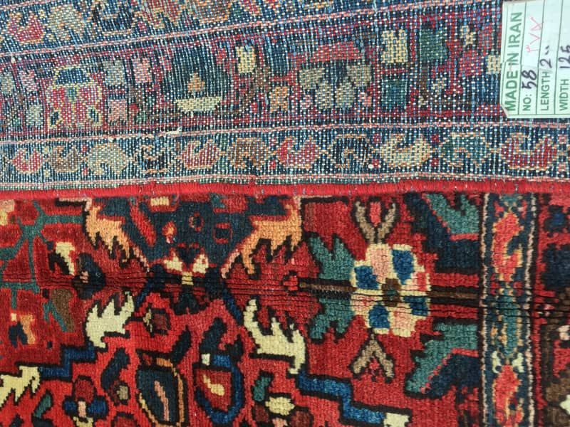 سجاد عجمي. Persian Carpet. Hand made. antique. انتيك 13
