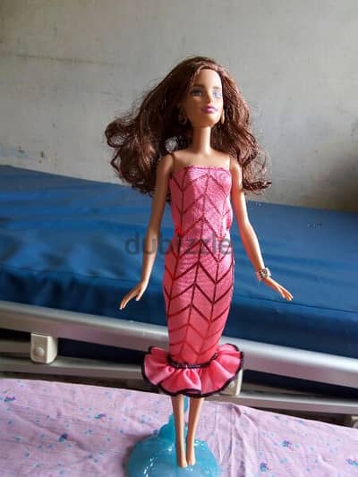 FASHION MIX N MATCH brunette Barbie Mattel as new doll unflex legs=17$