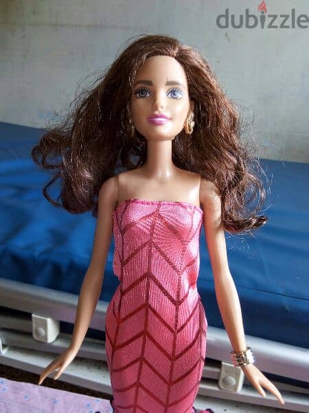 FASHION MIX N MATCH brunette Barbie Mattel as new doll unflex legs=15$ 1