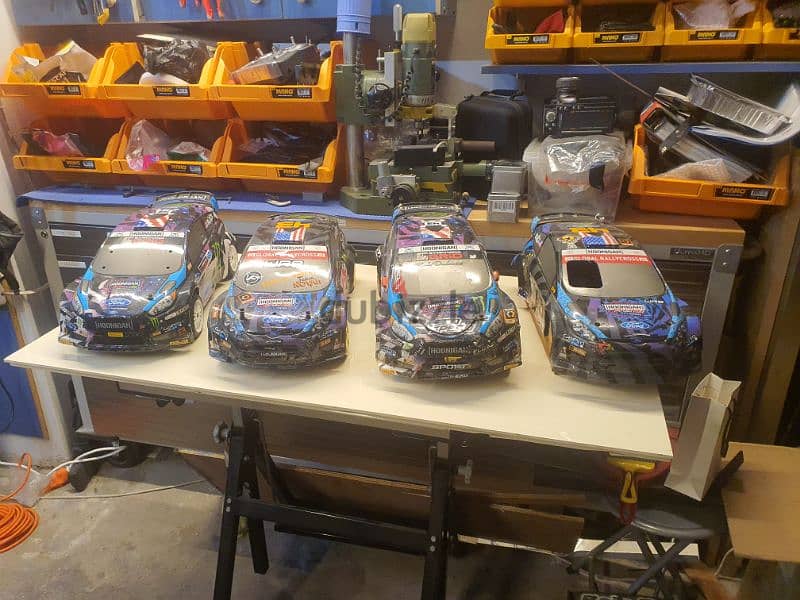 HPI WR8 used 1/8 RC cars very good condition 1