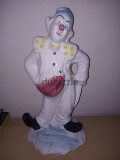 Ceramic clown 35 cm