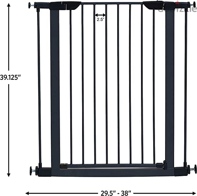 MidWest Homes for Pets Steel Pet/Baby Gate | Pet/Baby Safety Gate 3