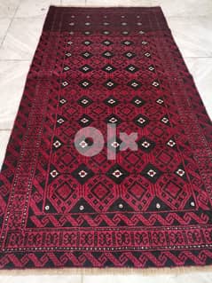 Persian Boukhara Carpet, wool hand knoted, 215x100cm, 110$