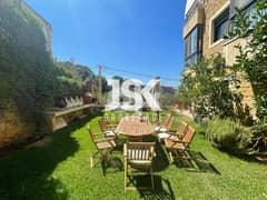 L09846 - Fully Furnished Apartment For Sale In Baabdat With A Garden 0