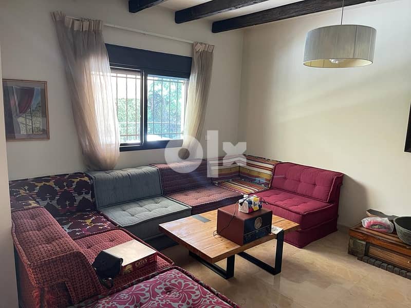L09846 - Fully Furnished Apartment For Sale In Baabdat With A Garden 2