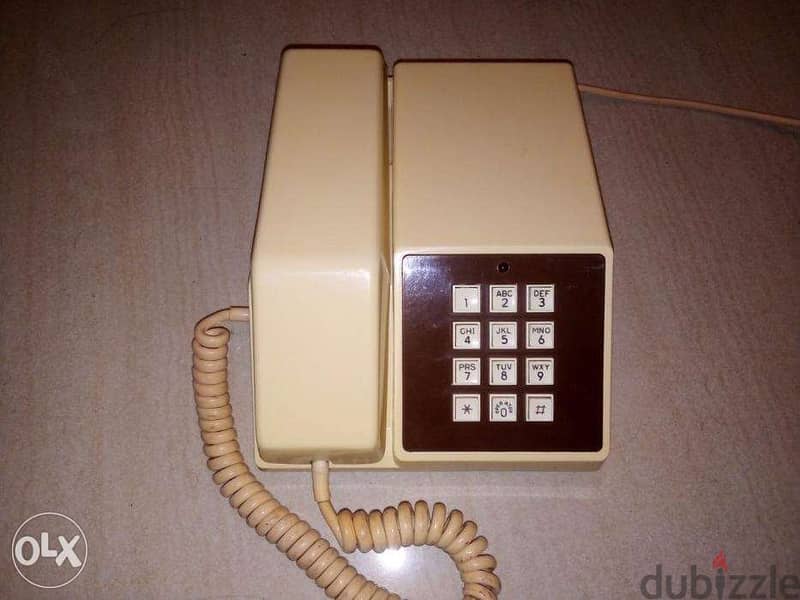 vintage 80s telephone perfect working condition 2 colors available 1