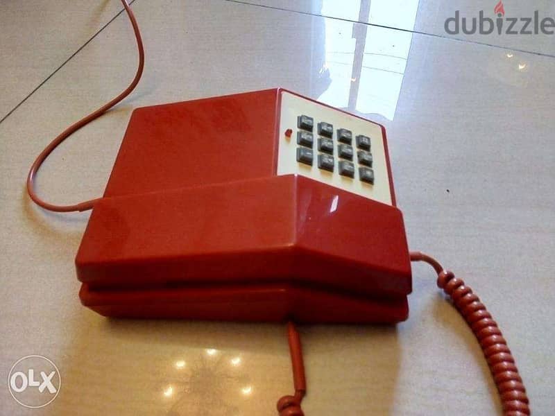 vintage 80s telephone perfect working condition 2 colors available 2