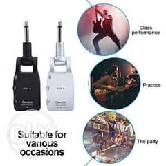 Getaria 2.4GHZ Wireless Guitar System Built-in Rechargeable