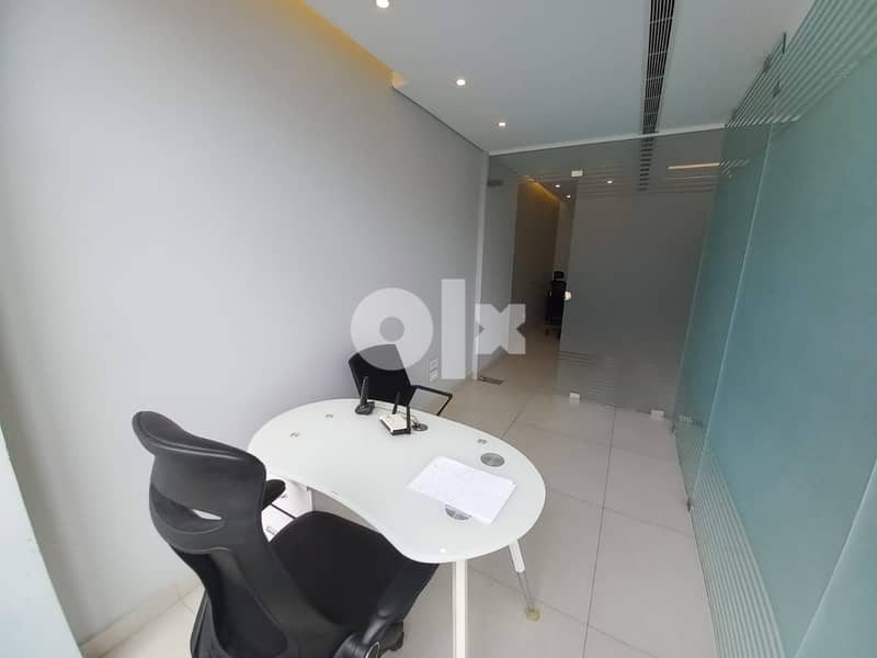 AH22-1105 Furnished Office for rent in Beirut, Adlieh, 70 m2, 2