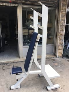 sholders bench press like new heavy duty very good quality 0