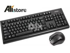 Keyboard and Mouse Wireless  A4teck (3000N) 0