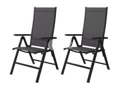 LIVARNO HOME Set of (2)folding aluminum garden chairs »Houston