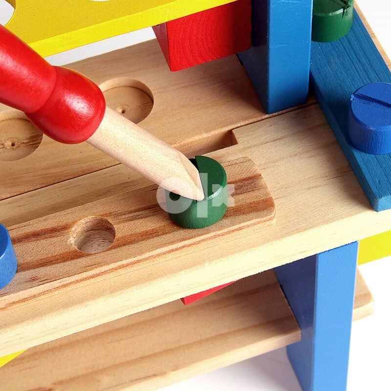 Wooden Play Workbench and Toolbox 3+ 1