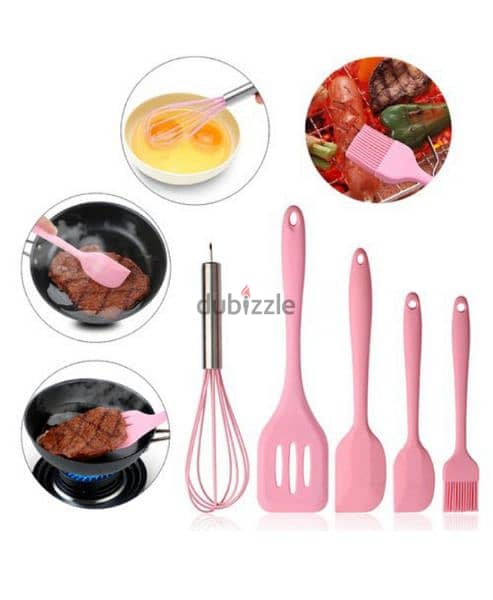 High quality heatproof silicone cooking set 7