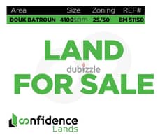 24$/SQM! 4100 SQM Land in Douk Batroun for Sale! REF#BM51150