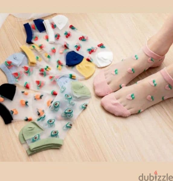 feminine transparent silk socks 2