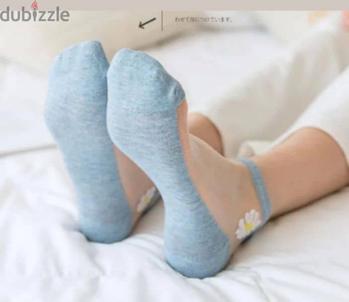 feminine transparent silk socks 6