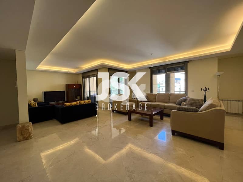 L09863-Spacious Furnished Apartment For Sale in Gemmayzeh 0