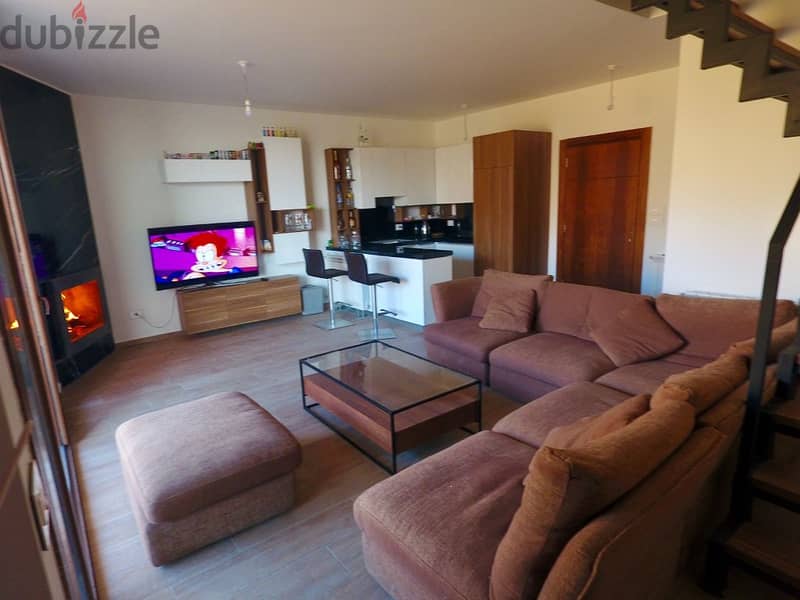 130 Sqm | Fully Furnished Chalet for Rent in Faraya | Open View 2