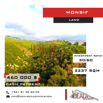 Land for sale in monsif 2237 sqm REF#JH17071