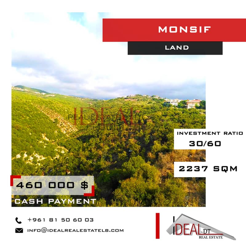 Land for sale in monsif 2237 sqm REF#JH17071 0