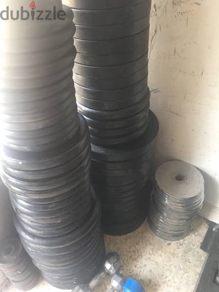 rubber weights like new we have also all sports equipment 7