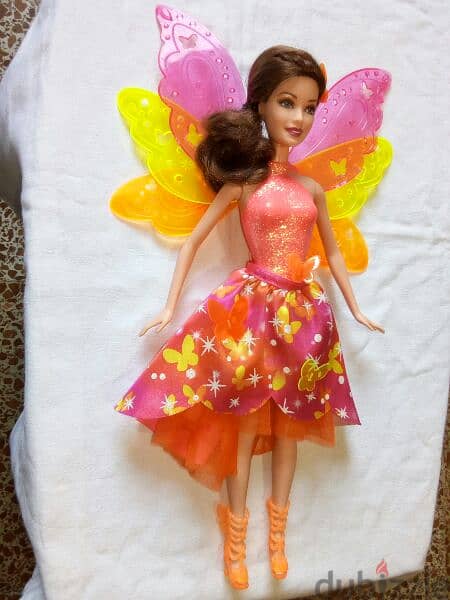 NORI Barbie &THE SECRET DOOR Butterfly Good doll open/close wings 1