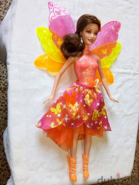 NORI Barbie &THE SECRET DOOR Butterfly Good doll open/close wings 0