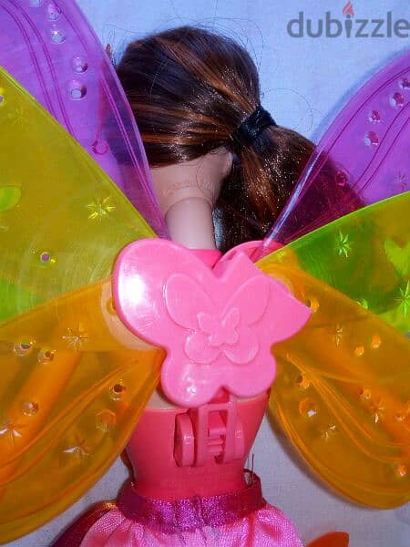 NORI Barbie &THE SECRET DOOR Butterfly Good doll open/close wings 3