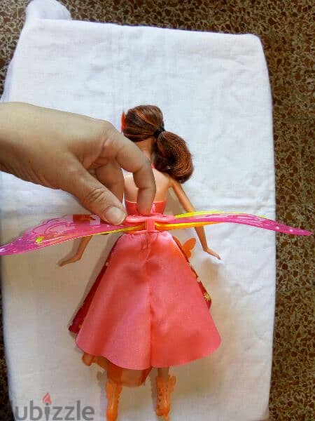 NORI Barbie &THE SECRET DOOR Butterfly Good doll open/close wings 4