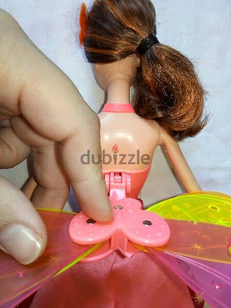 NORI Barbie &THE SECRET DOOR Butterfly Good doll open/close wings 5