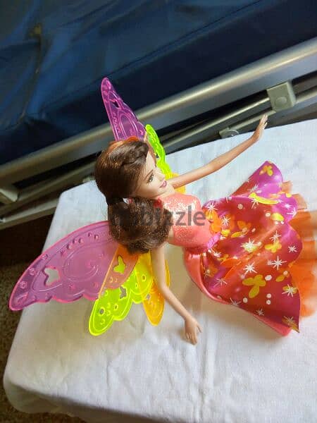 NORI Barbie &THE SECRET DOOR Butterfly Good doll open/close wings 7