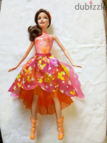NORI Barbie &THE SECRET DOOR Butterfly Good doll open/close wings 11