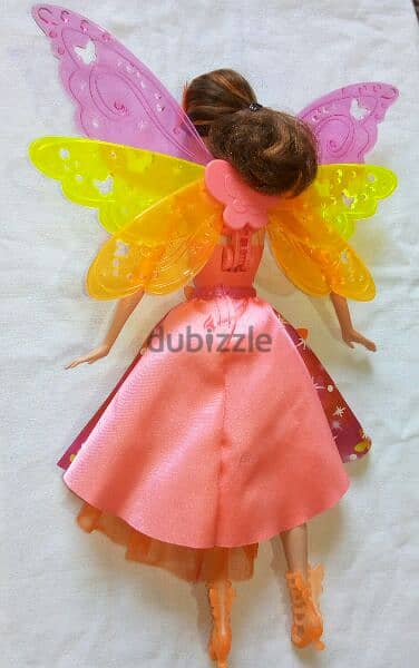 NORI Barbie &THE SECRET DOOR Butterfly Good doll open/close wings 9
