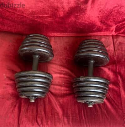 dumbells 30 kg rubber like new we have also all sports equipment