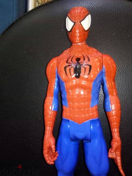 SPIDERMAN MARVEL AVENGERS as new man doll 30 Cm moves head +parts=15$ 3